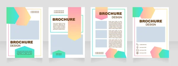Apotheke Blanko Broschüre Layout Design Vertikale Plakatvorlage Mit Leerem Copyspace — Stockvektor