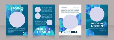 Geliştirme okulu boş broşür tasarımı. Çocuk eğitimi. Metin için kopyalama alanı ile şablon ayarlandı. Önceden hazırlanmış şirket raporları koleksiyonu. Düzenlenebilir 4 sayfa. Kullanılan KoHo Düzenli yazı tipi