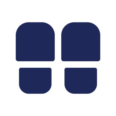 Terlikler siyah glyph ui simgesi. Otel oda için ayakkabı sağlar. Kullanıcı arayüzü tasarımı. Beyaz uzayda siluet sembolü. Ağ ve cep telefonu için sağlam bir resim. İzole vektör illüstrasyonu