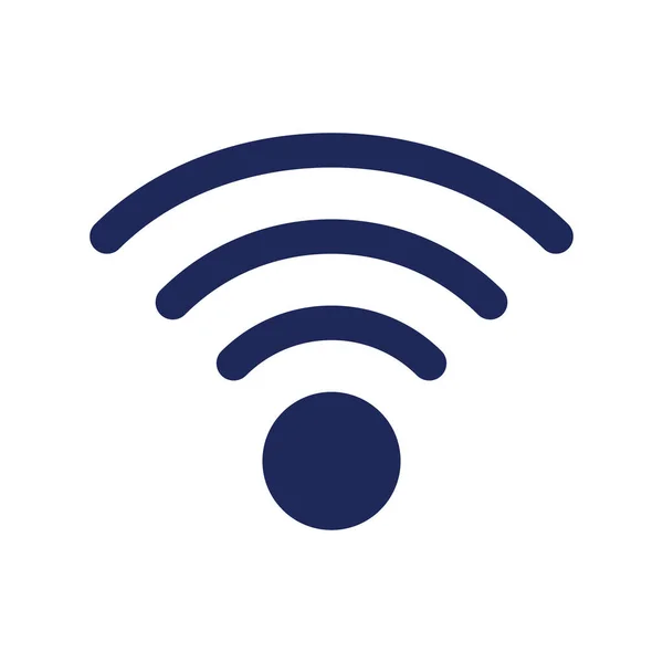 Wireless Internet Black Glyph Icon Access Internet Free Network User — Stock Vector
