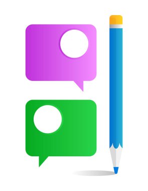 Dil çalışması enfografik grafik tasarım ögesi seti için yazma testi. Boş kopya boşluklu bilgi tablosu için soyut vektör sembolleri. Eğitici grafikler için şekilleri olan alet çantası. Görsel veri sunumu