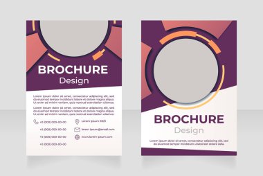 Ev kredisi seçenekleri boş broşür tasarımı. Metin için kopyalama alanı ile şablon ayarlandı. Önceden hazırlanmış şirket raporları koleksiyonu. Düzenlenebilir 2 sayfa. Montserrat Kalın, Orta, Düzenli yazı tipleri