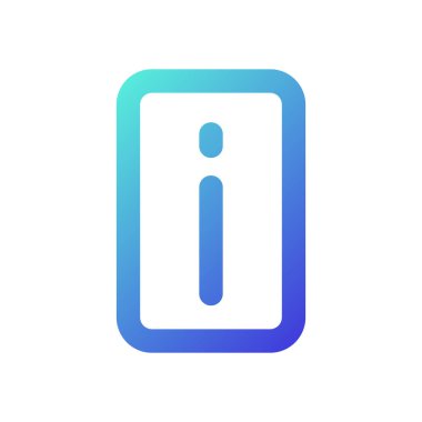 Bilgi pikseli mükemmel gradyan doğrusal ui simgesi. Kullanıcı destek servisi. Yardım masası. SSS. Daha fazla bilgi edinin. Satır rengi kullanıcı arayüzü sembolü. Modern tarz pictogram. Vektör izole edilmiş taslak çizimi