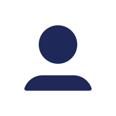 Avatar siyah glyph ui simgesini hesapla. Site kullanıcısının kişisel sayfası. Kullanıcı arayüzü tasarımı. Beyaz uzayda siluet sembolü. Ağ ve cep telefonu için sağlam bir resim. İzole vektör illüstrasyonu