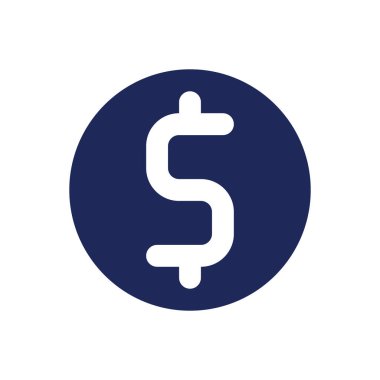 Bozuk para siyah kabartma simgesi. Tasarruf hesabı. Banka hizmetleri devrede. Kullanıcı arayüzü tasarımı. Beyaz uzayda siluet sembolü. Ağ ve cep telefonu için sağlam bir resim. İzole vektör illüstrasyonu