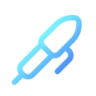 Kalem pikseli mükemmel gradyan doğrusal ui simgesi. Sohbet için mesaj yazıyorum. İletişim çevrimiçi. Satır rengi kullanıcı arayüzü sembolü. Modern tarz pictogram. Vektör izole edilmiş taslak çizimi