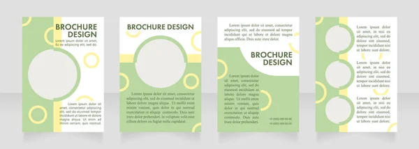 Diseño Interiores Publicidad Diseño Diseño Folleto Blanco Plantilla Póster Vertical — Vector de stock