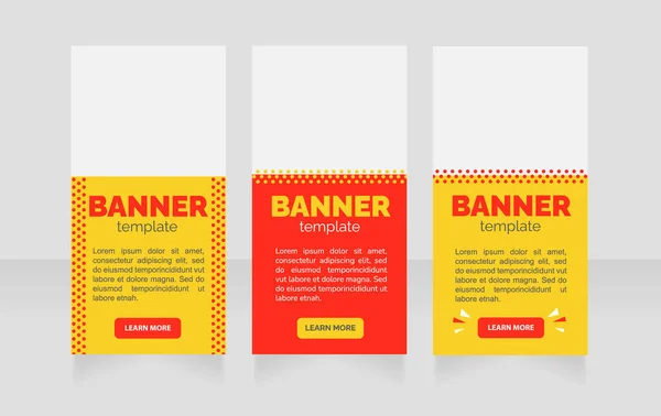 Produktkauf Vertikale Web Banner Design Vorlage Vektor Flyer Mit Textfläche — Stockvektor