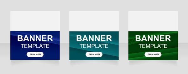 Dark Color Social Media Promotion Web Banner Design Template Vector — Stockvector