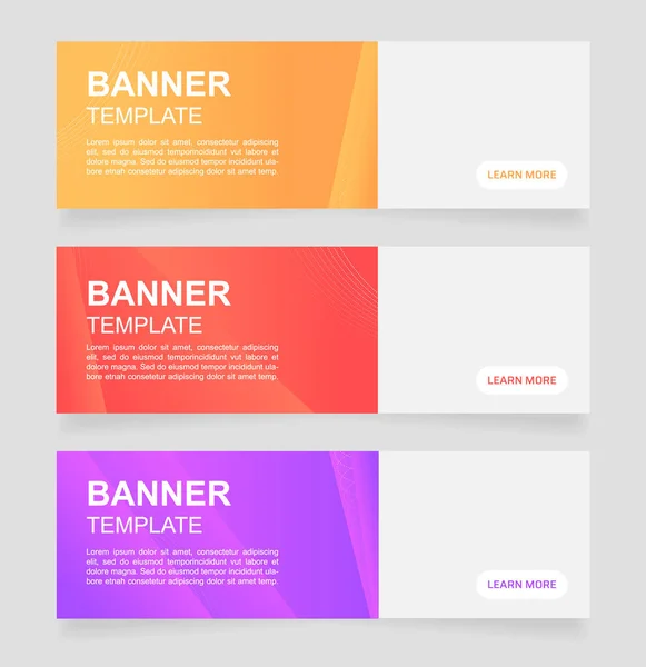 Education Courses Presentation Web Banner Design Template Vector Flyer Text — Wektor stockowy