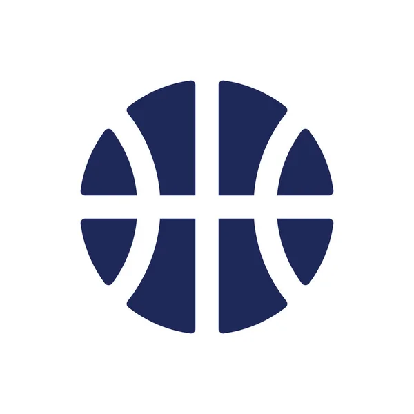 Basket Matchar Svart Glyph Ikon Lagbollstävling Användargränssnittsdesign Silhuett Symbol Vitt — Stock vektor
