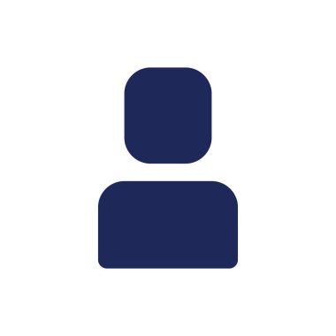 Kullanıcı siyah glyph ui simgesi. Sosyal ağ üyesi. Kişisel bilgiler. Kullanıcı arayüzü tasarımı. Beyaz uzayda siluet sembolü. Ağ ve cep telefonu için sağlam bir resim. İzole vektör illüstrasyonu