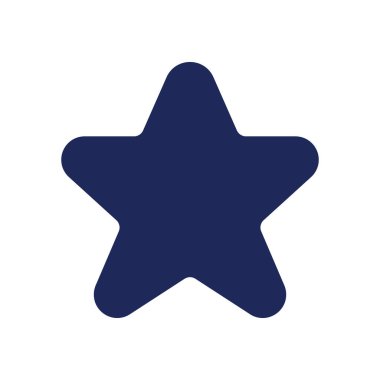 Yıldız siyah glyph ui ikonu. Favori medya. Çokluortam seç ve kaydet. Kullanıcı arayüzü tasarımı. Beyaz uzayda siluet sembolü. Ağ ve cep telefonu için sağlam bir resim. İzole vektör illüstrasyonu