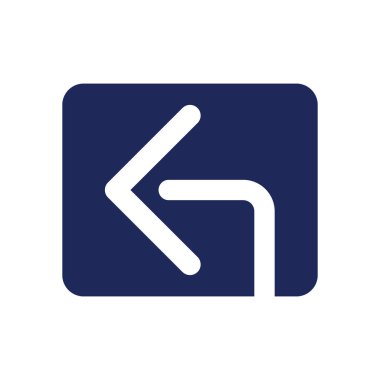 Oku, siyah glyph ui simgesini cevapla. Cevap gönder. Sosyal ağ mesajlaşması. Kullanıcı arayüzü tasarımı. Beyaz uzayda siluet sembolü. Ağ ve cep telefonu için sağlam bir resim. İzole vektör illüstrasyonu