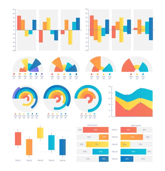 Utföra Utbildningsinformation Med Infographic Diagram Design Mall Uppsättning Visuell Presentation — Stock vektor