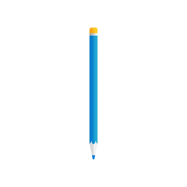 Kék Rajzceruza Vektor Tervezési Elem Absztrakt Testreszabható Szimbólum Infografika Üres — Stock Vector