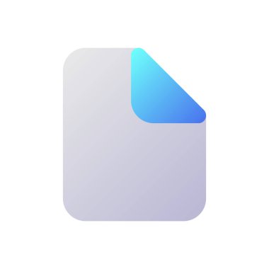 Dosya pikseli mükemmel düz gradyan iki renkli ui simgesi. Belge ekle. Mesaj gönder. Dijital bilgi. Basit bir piktogram. Arayüz, mobil uygulama için UX tasarımı. Vektör izole edilmiş RGB illüstrasyonu