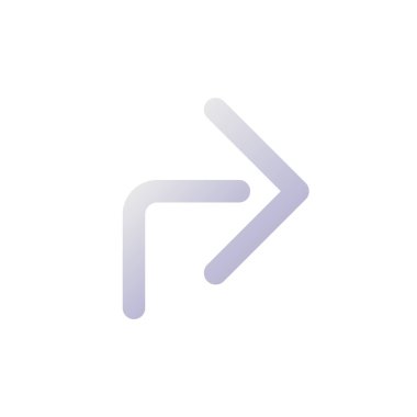 İleri ok pikseli mükemmel düz gradyan iki renkli ui simgesi. Sosyal ağ iletişimi. Repost. Basit bir piktogram. Arayüz, mobil uygulama için UX tasarımı. Vektör izole edilmiş RGB illüstrasyonu