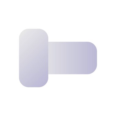 Piksel mükemmel düz gradyan iki renkli ui simgesini kapat. Mobil uygulama kontrolü. Kapat şunu. Basit bir piktogram. Arayüz, mobil uygulama için UX tasarımı. Vektör izole edilmiş RGB illüstrasyonu