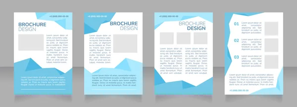 Informella Utbildningsmöjligheter Tom Broschyr Layout Design Vertikal Affischmall Med Tomt — Stock vektor
