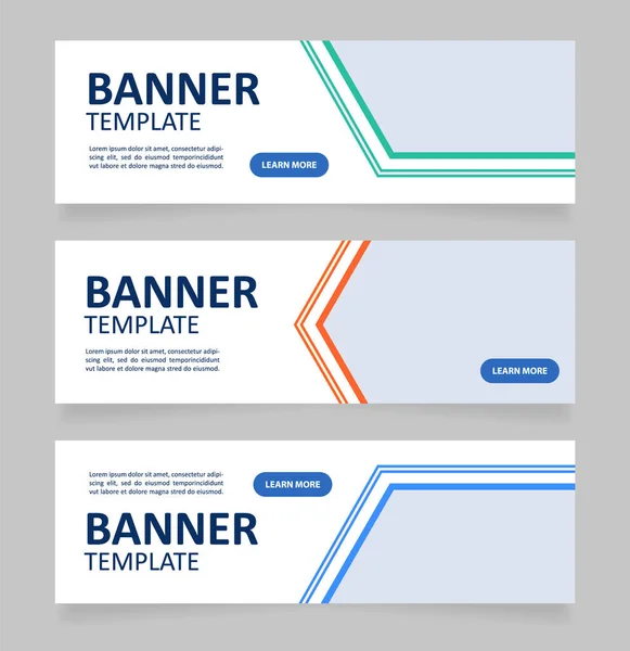 Online Banking Dienstleistungen Web Banner Design Vorlage Vektor Flyer Mit — Stockvektor