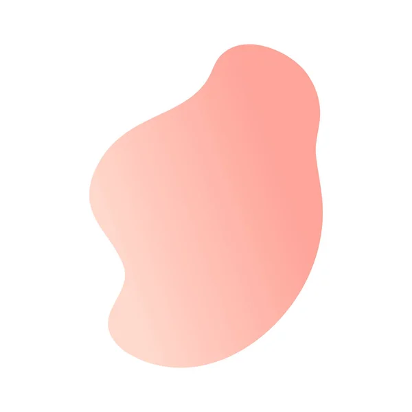 Irregular Pink Paint Spot Brochure Element Design Minimalistic Art Vector — Stock Vector