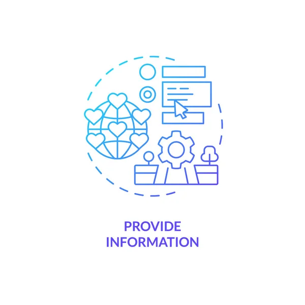 Zadejte Koncept Modrého Přechodu Informací Cestovní Zkušenosti Internetové Vyhledávání Rovný — Stockový vektor