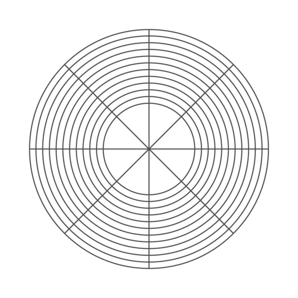Μονοχρωματικό Κυκλικό Διανυσματικό Στοιχείο Σχεδιασμού Φάσματος Αφηρημένο Προσαρμόσιμο Σύμβολο Για — Διανυσματικό Αρχείο