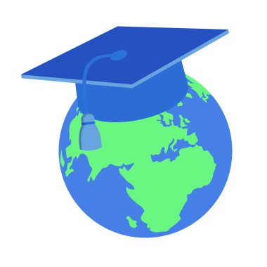 International education vector design element. Abstract customizable symbol for infographic with blank copy space. Editable shape for instructional graphics. Visual data presentation component