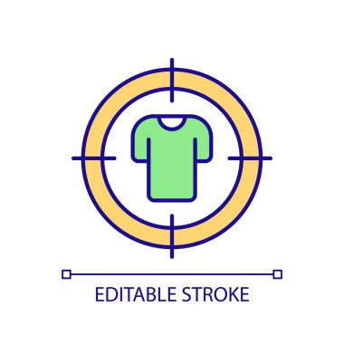 Düzenlenebilir yavaş moda simgesi sürdürülebilir ofisi, izole edilmiş vektörü, ince çizgi illüstrasyonunu temsil eder.