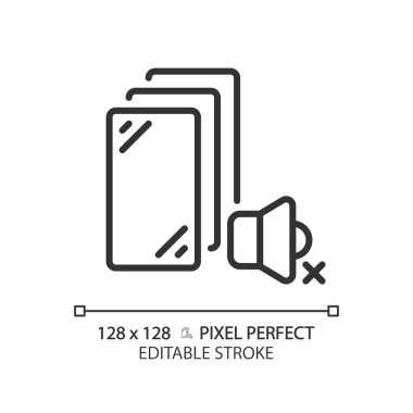 2B piksel mükemmel düzenlenebilir ses geçirmez fiberglas siyah ikon, izole vektör, ses geçirmez ince çizgi çizimi.