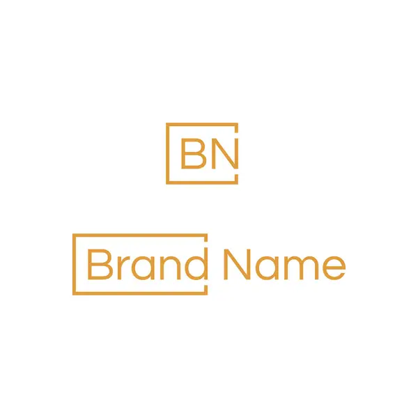 Logo Mode Luxe Avec Nom Marque Icône Marque Élément Design — Image vectorielle