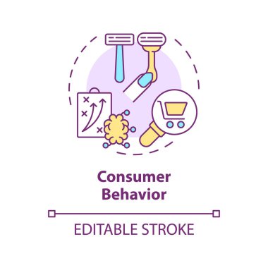 2B düzenlenebilir çoklu renk simgesi, basit izole vektör, pembe vergiyi temsil eden ince çizgi illüstrasyonu.