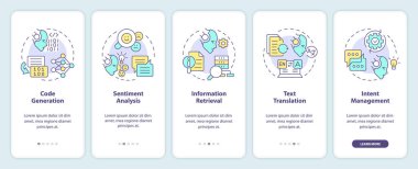 Mobil uygulama ekranında gelişmiş veri uygulamaları. Doğrusal kavramlarla düzenlenebilir grafik yönergelerini 5 adımda gezdir. UI, UX, GUI şablonu. Kullanılan sayısız Pro-Kalın, Düzenli yazı tipleri