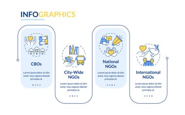 Operasyon mavi dikdörtgen bilgi şablonu düzeyi. Veri görselleştirmesi 4 adımda. Düzenlenebilir zaman çizelgesi. Satır simgeleriyle çalışma akışı düzeni. Kullanılan Lato Kalın, Düzenli yazı tipleri