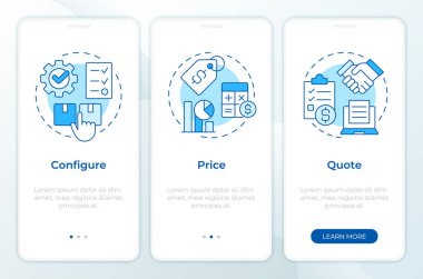 Mobil uygulama ekranında satış işlemi yönetimi mavisi. Doğrusal kavramlarla birlikte düzenlenebilir grafik yönergelerini gezdir. UI, UX, GUI. Montserrat Yarı Kalın, Düzenli yazı tipleri