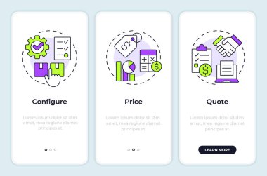 Mobil uygulama ekranında işlemci işlemi. Ürün yönetimi. Doğrusal kavramlarla birlikte düzenlenebilir grafik yönergelerini gezdir. UI, UX, GUI. Montserrat Yarı Kalın, Düzenli yazı tipleri