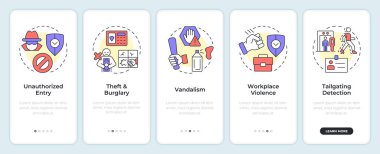 Fiziksel güvenlik tehditleri ve mobil uygulama ekranında yer alma riski. Doğrusal kavramlarla düzenlenebilir grafik yönergelerini 5 adımda gezdir. UI, UX, GUI. Montserrat Yarı Kalın, Düzenli yazı tipleri