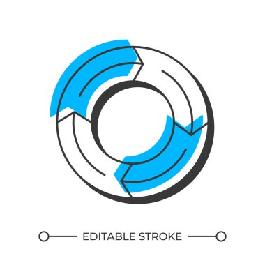 Çalışma akışı yönetimi gölge çizgi simgesini dengeledi. Veri kategorisi, organizasyon. İstatistiksel diyagram. Katı mavi dolgulu kalın ana hatlı sembol. Modern düz çizim. Düzenlenebilir vuruş