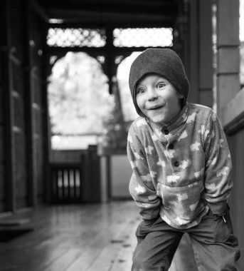 Polonya 'da komik çocuk