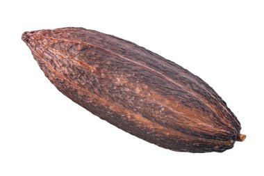 Beyaz arka plan üzerinde izole kakao pod.