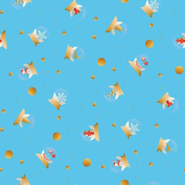 Noel Kusursuz Düzen. Noel ve Yeni Yıl Tatili Tekrarlanabilir Düzen. Duvar kağıdı, hediye paketi kağıdı, kart ya da bayrak şablonu ya da kumaş tekstil baskıları için dekoratif elementler dokusu.