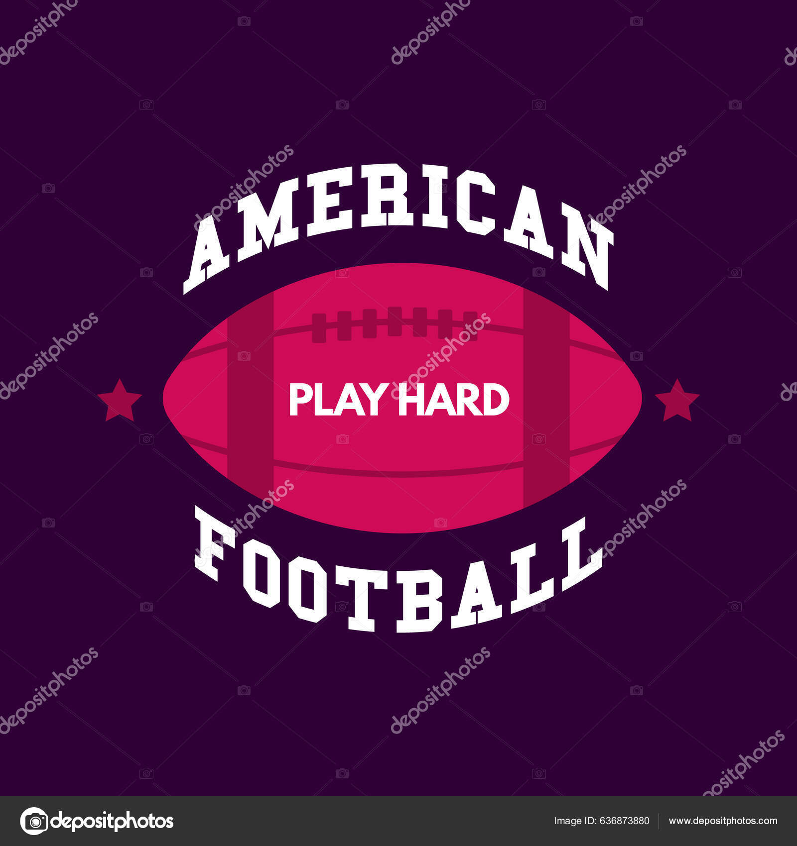College rugby and american football team badges, logos, labels, insignias  in retro style. Graphic vintage design for t-shirt, web. Monochrome print  isolated on a white background. Vector, Stock vector