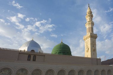 Minaret - nabvi mosque - Madeena clipart