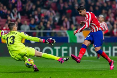 Madrid, Spain- February 4, 2023: League match between Atletico de Madrid and Getafe played in Madrid.