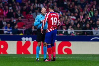 Madrid, Spain- February 4, 2023: League match between Atletico de Madrid and Getafe played in Madrid.
