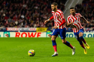 Madrid, Spain- February 4, 2023: League match between Atletico de Madrid and Getafe played in Madrid.