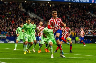 Madrid, Spain- February 4, 2023: League match between Atletico de Madrid and Getafe played in Madrid.