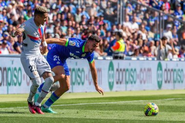 Madrid, İspanya - 16 Nisan 2023: FC Barcelona ve Getafe C.F. arasında futbol maçı Profesyonel futbol. Temas sporu. İspanyol ligi şampiyonu. Barselona oyuncuları.