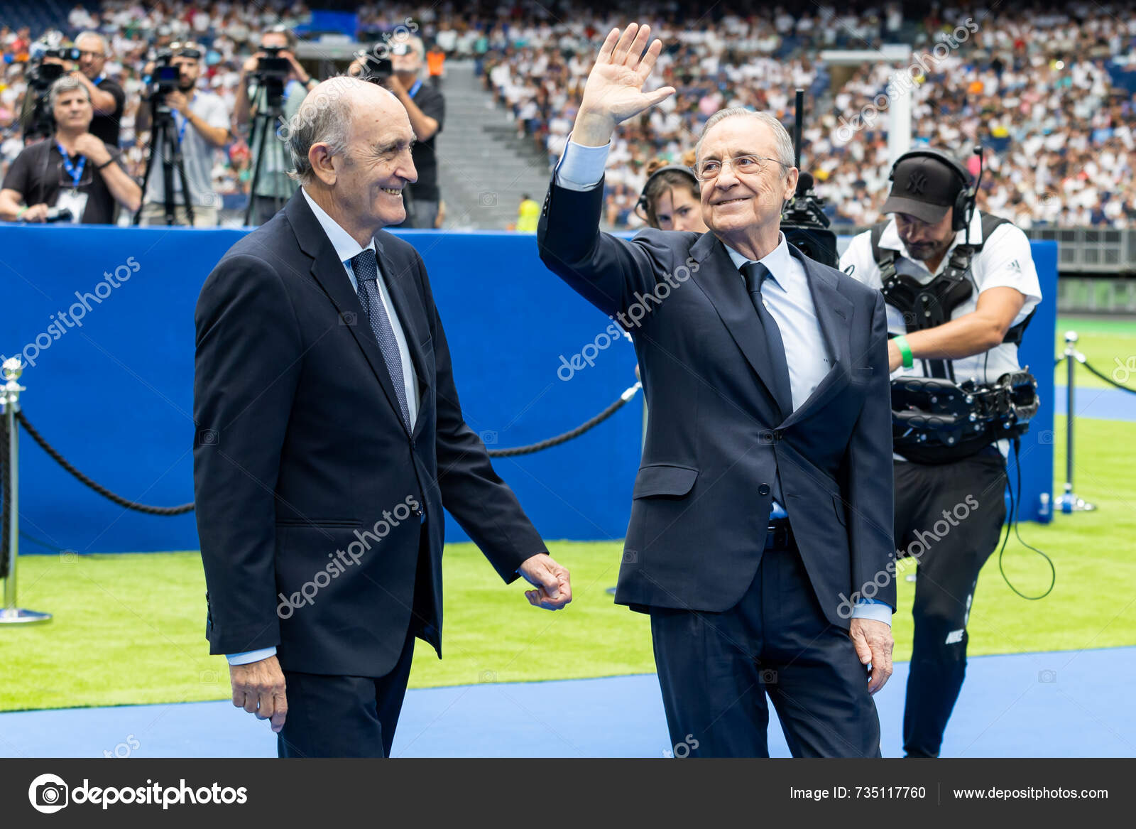 Madrid Spain July 2024 Soccer Player Endrick Presented Santiago